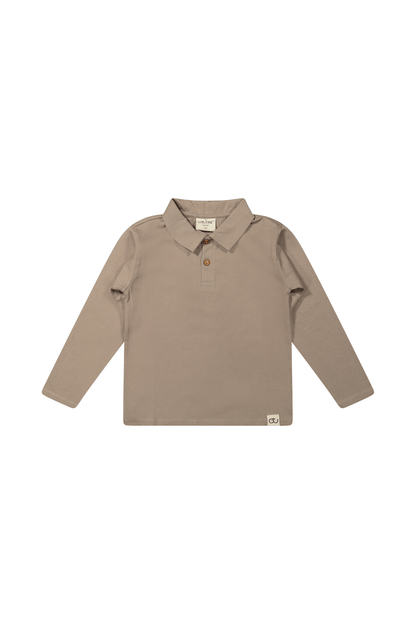 Louis | Longsleeve polo | Funghi - Mr. Loutre - Truien & Vesten