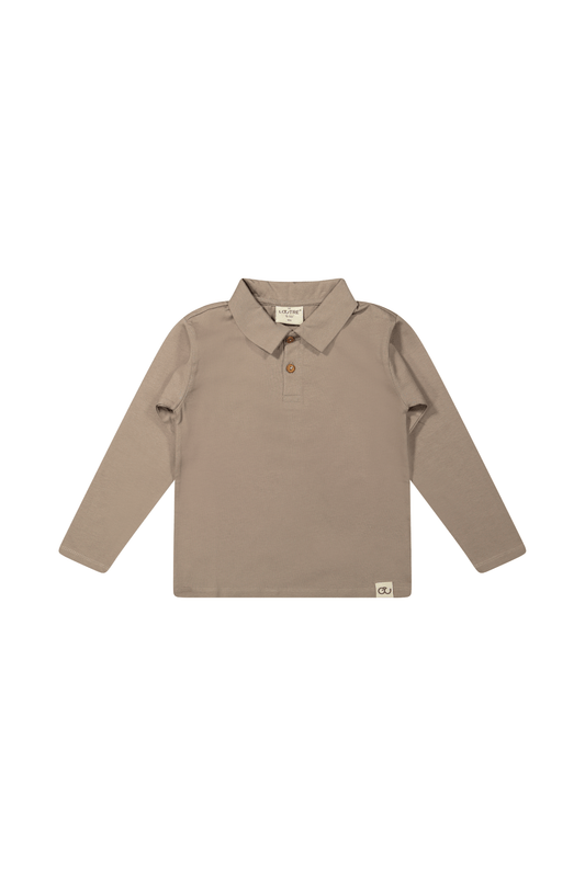 Louis | Longsleeve polo | Funghi - Mr. Loutre - Truien & Vesten