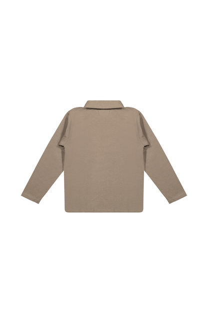 Louis | Longsleeve polo | Funghi - Mr. Loutre - Truien & Vesten