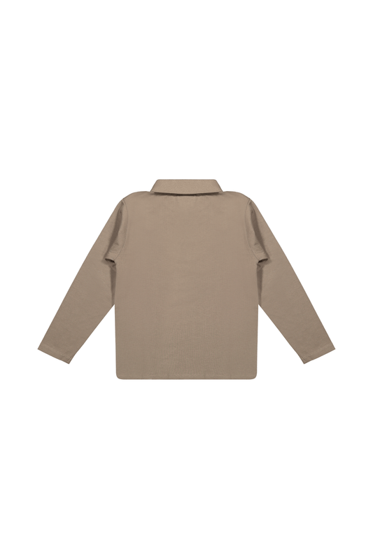 Louis | Longsleeve polo | Funghi - Mr. Loutre - Truien & Vesten
