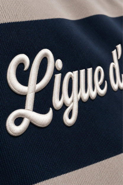Mees | Rugby poloshirt | Blue Nights - Mr. Loutre - Truien & Vesten