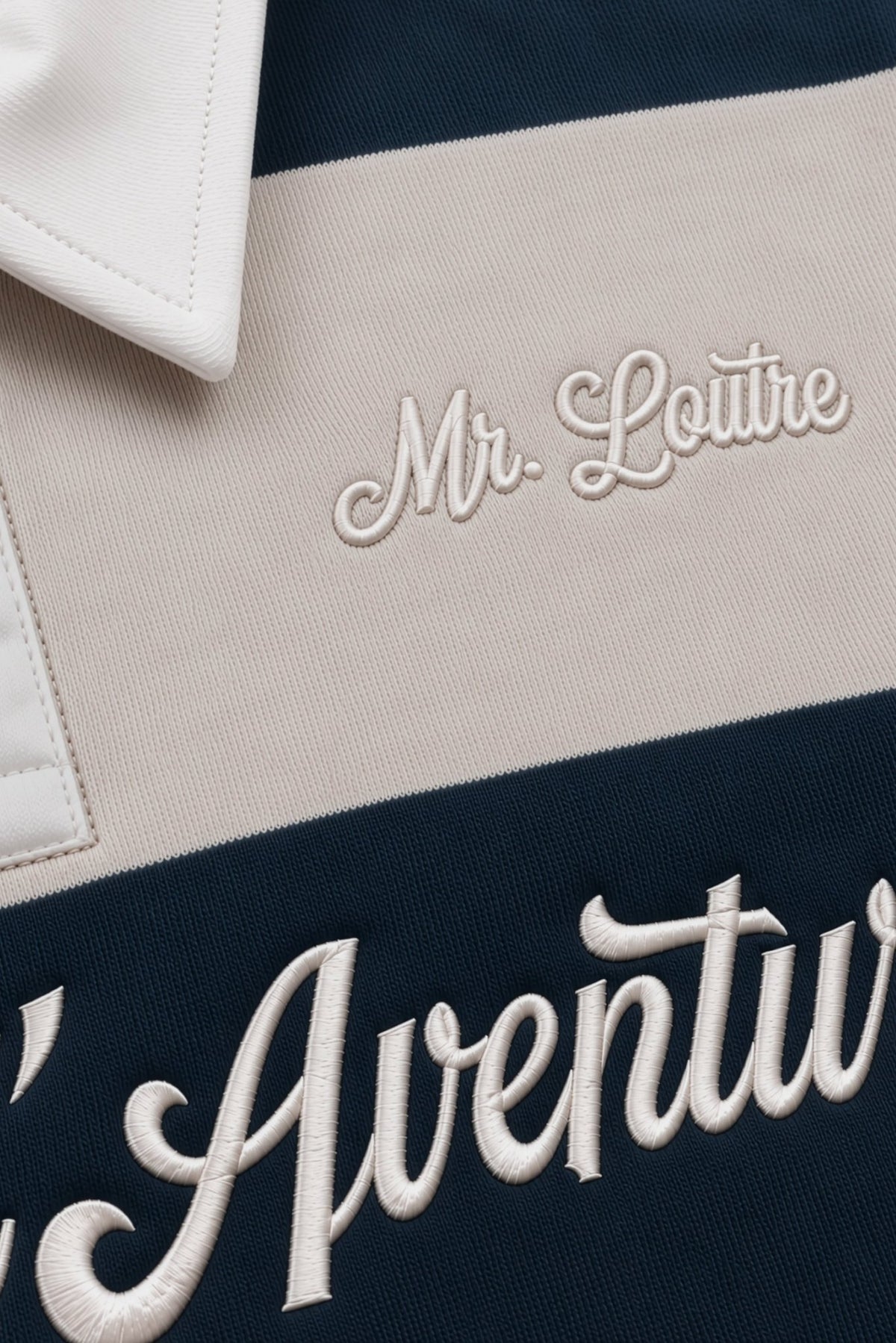 Mees | Rugby poloshirt | Blue Nights - Mr. Loutre - Truien & Vesten