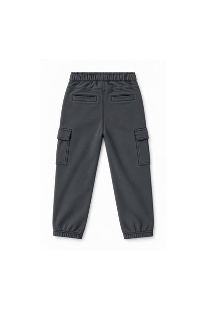 Melle | Tapered cargo trouser | Storm - Mr. Loutre - Lange broeken