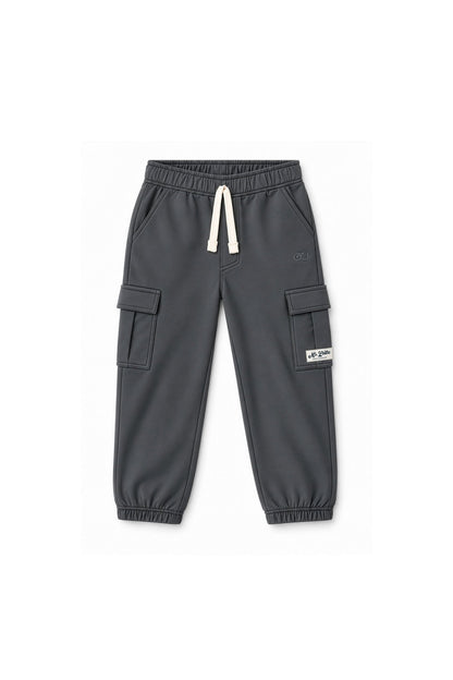 Melle | Tapered cargo trouser | Storm - Mr. Loutre - Lange broeken