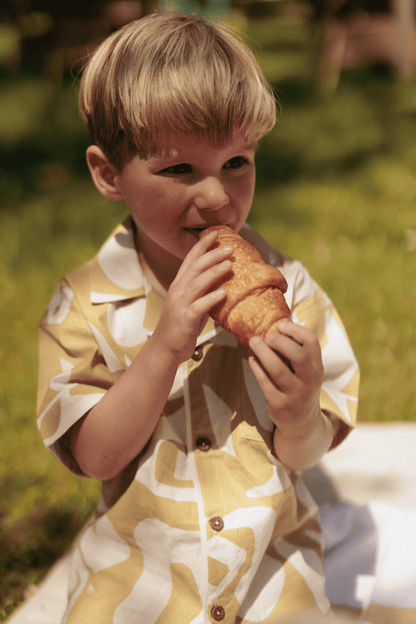 Milo | Shirt jongens | Dune - Cloud White - Mr. Loutre - Shirts & Polo's