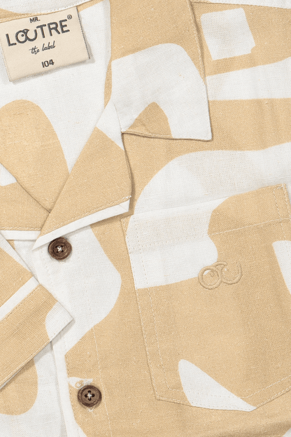 Milo | Shirt jongens | Dune - Cloud White - Mr. Loutre - Shirts & Polo's