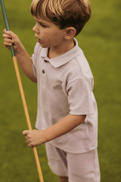 Nils | Badstof polo | Glass - Mr. Loutre - Shirts & Polo's