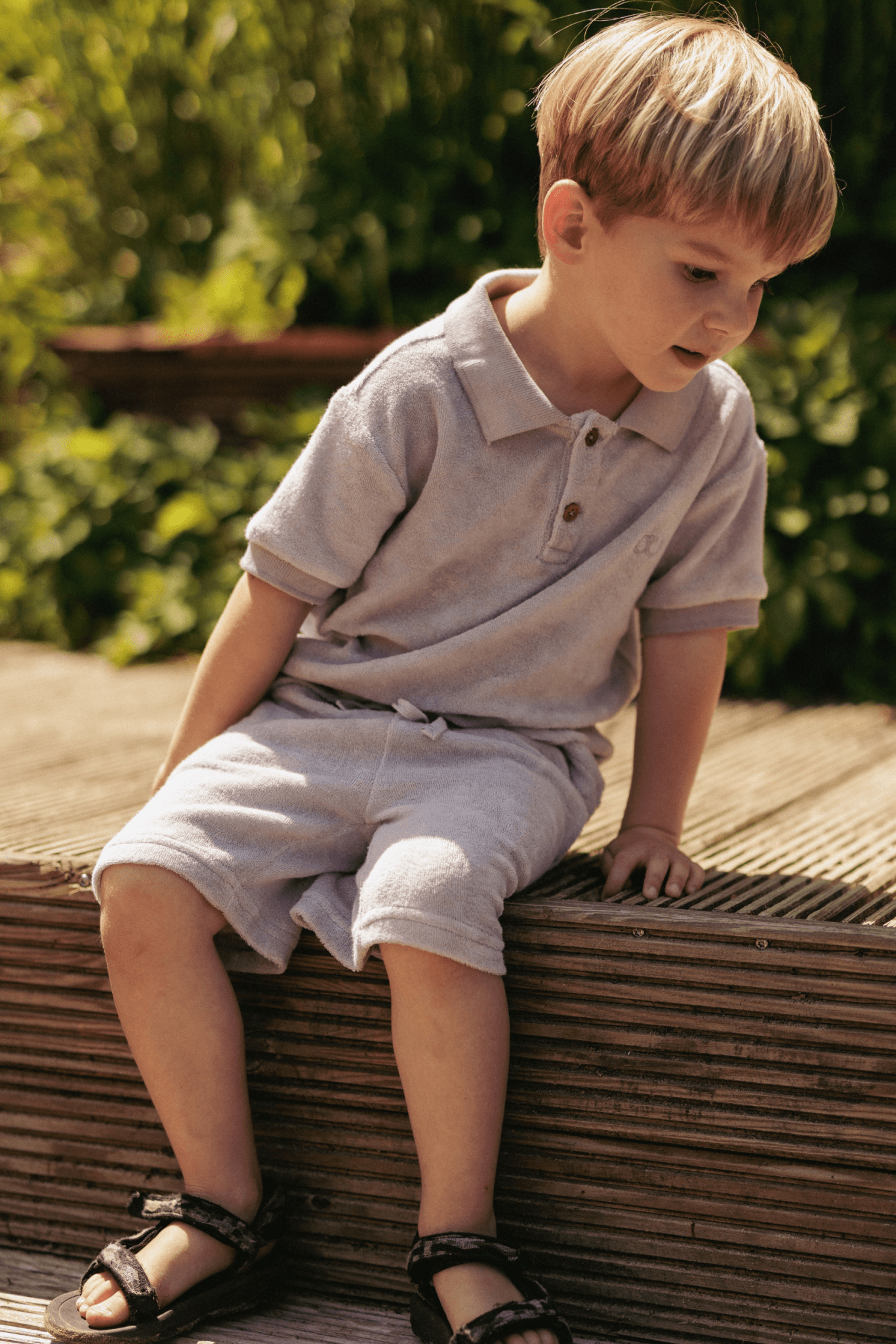 Nils | Badstof polo | Glass - Mr. Loutre - Shirts & Polo's