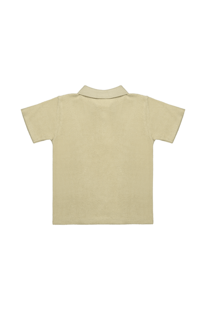 Nils | Badstof polo | Sand - Mr. Loutre - Shirts & Polo's