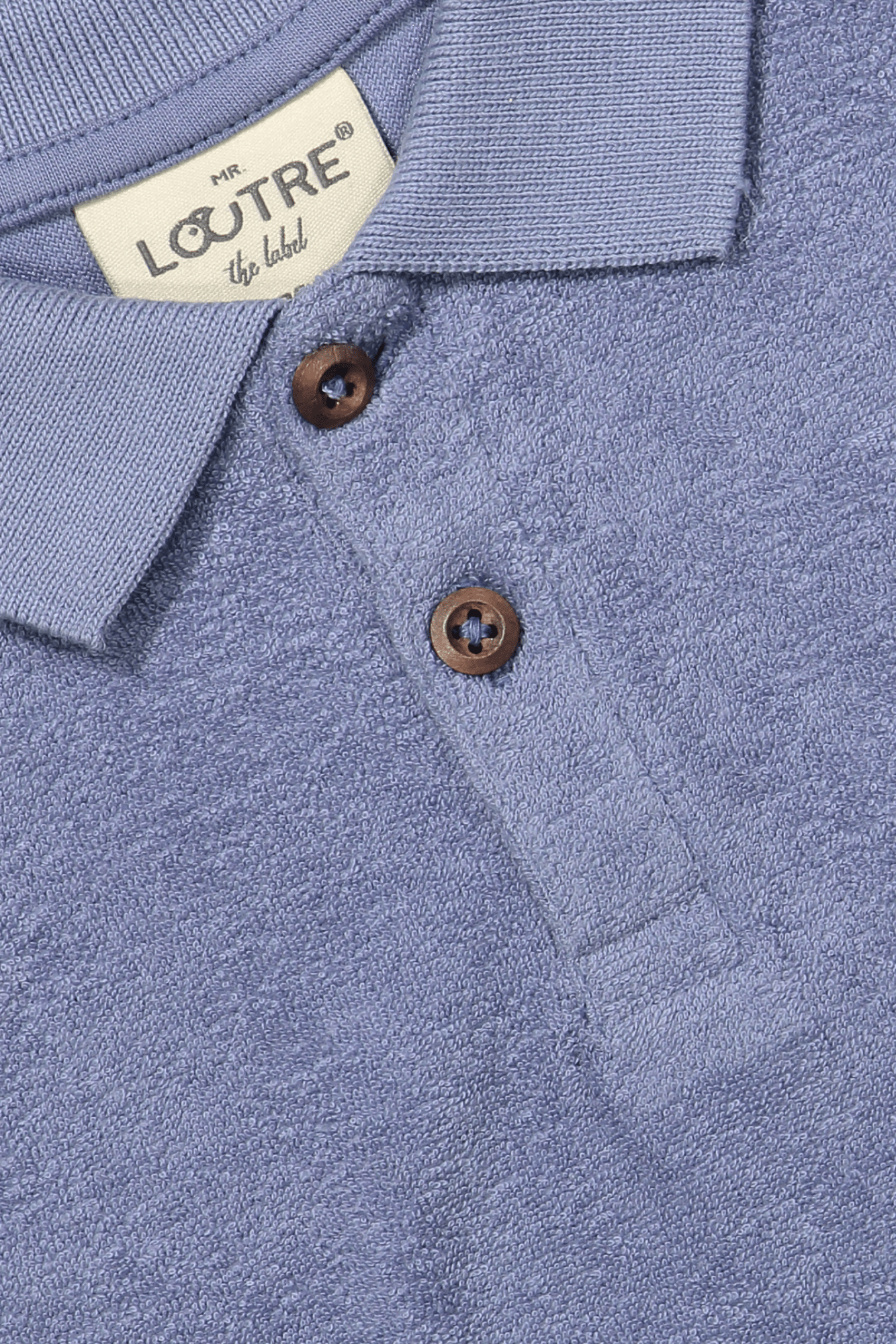 Nils | Badstof polo | Sky - Mr. Loutre - Shirts & Polo's