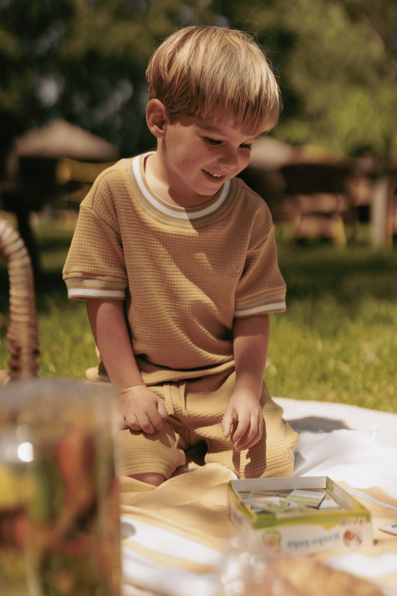 Odd | Korte broek wafelstof | Dune - Mr. Loutre - Korte Broeken