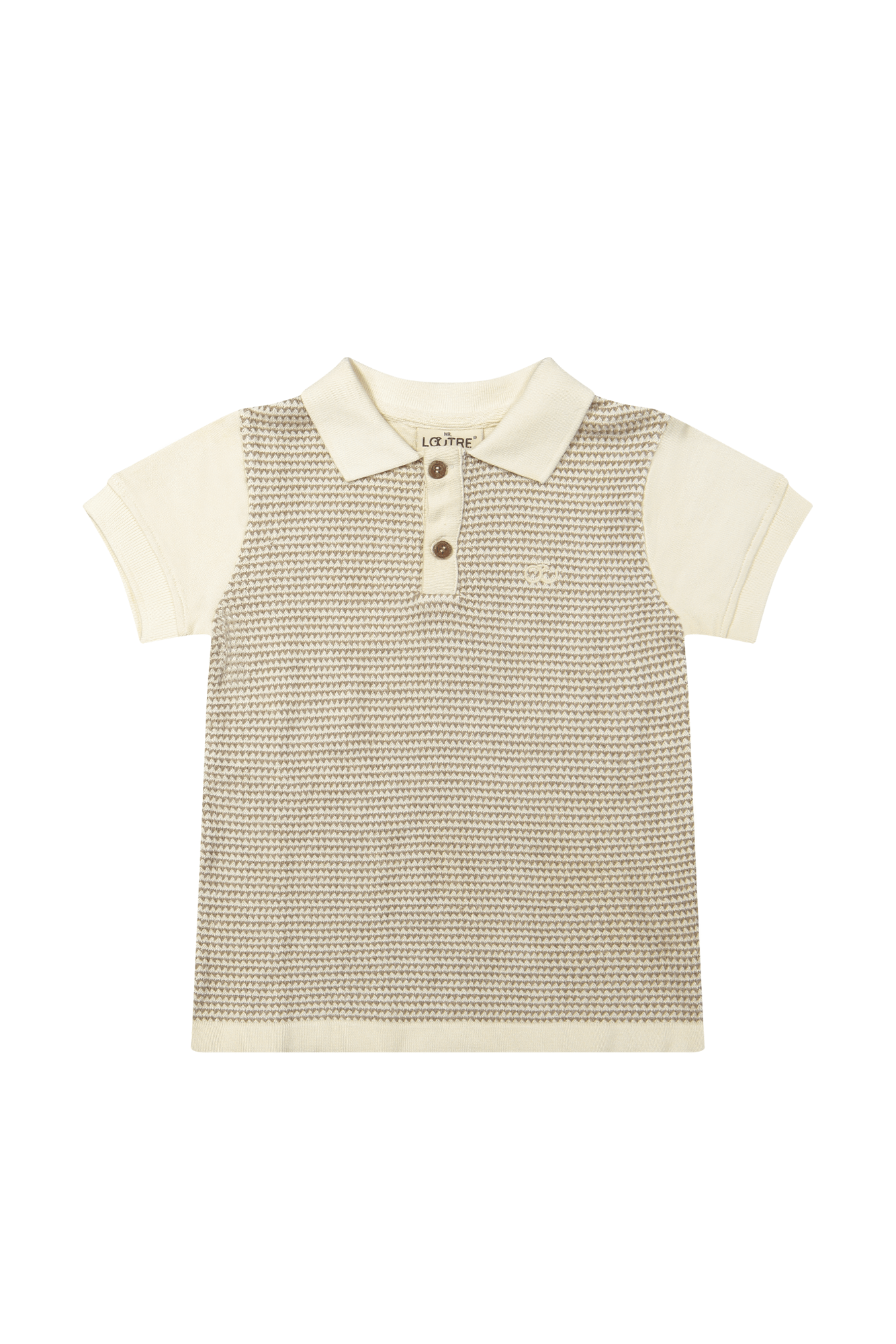 Olaf | Polo jongens | Sand - Cloud White - Mr. Loutre - Shirts & Polo's