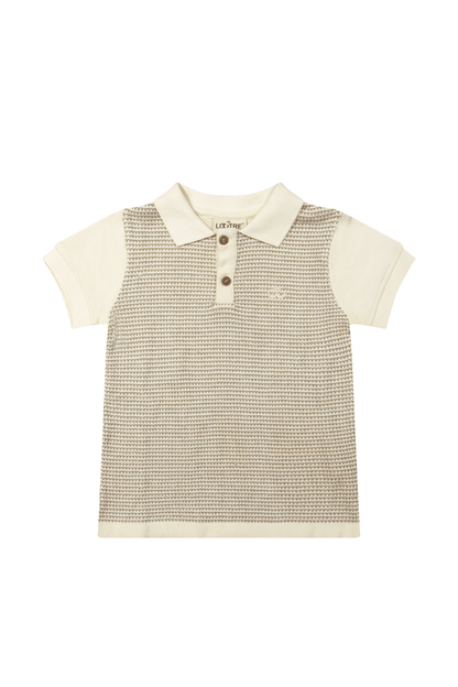 Olaf | Polo jongens | Sand - Cloud White - Mr. Loutre - Shirts & Polo's