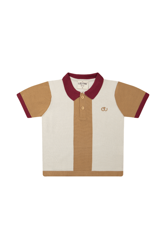Olaf | Poloshirt | Mud Brown - Mr. Loutre - Shirts & Blouses