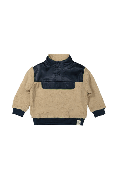 Olan | Teddy overshirt | Blue Nights - Mr. Loutre - Jassen & Gilets