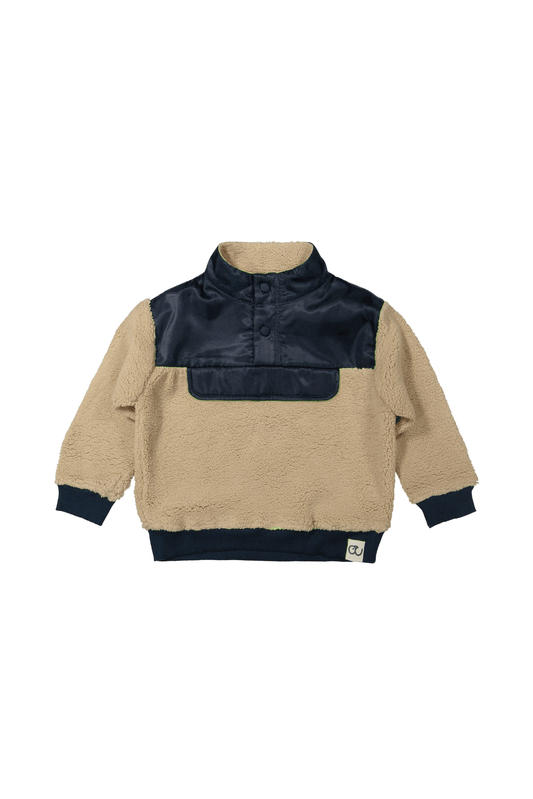 Olan | Teddy overshirt | Blue Nights - Mr. Loutre - Jassen & Gilets