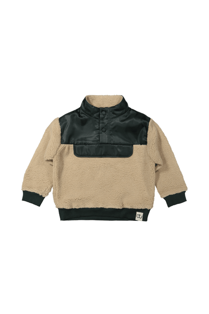 Olan | Teddy overshirt | Conifer - Mr. Loutre - Jassen & Gilets