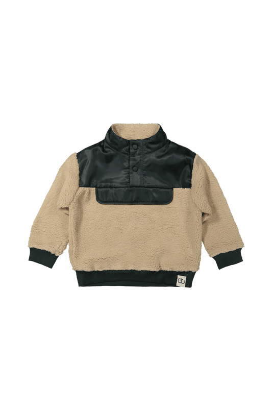 Olan | Teddy overshirt | Conifer - Mr. Loutre - Jassen & Gilets