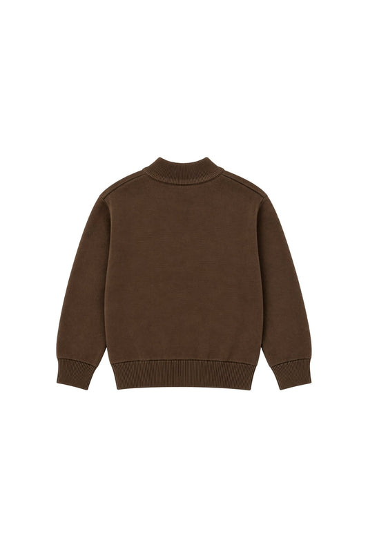 Oskar | Knit sweater | Choco - Mr. Loutre - Truien & Vesten