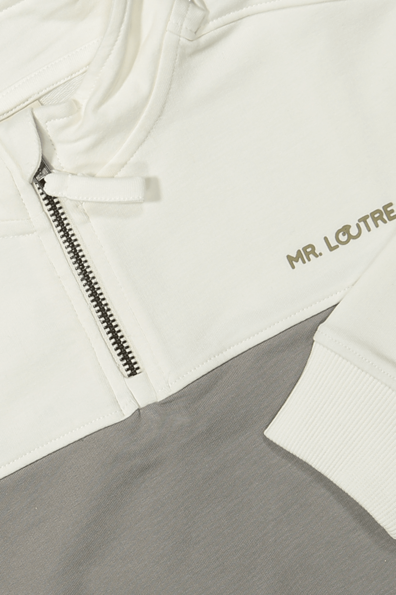 Pelle | Oversized trui | Stone - Cloud white - Mr. Loutre - Truien & Vesten