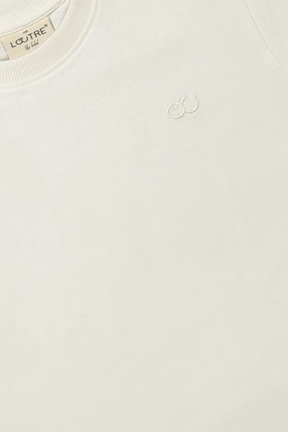 Samuel | Basic t-shirt | Cloud White - Mr. Loutre - Shirts & Blouses