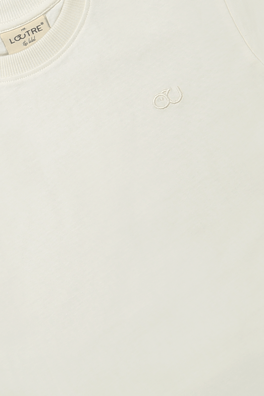 Samuel | Basic t-shirt | Cloud White - Mr. Loutre - Shirts & Blouses