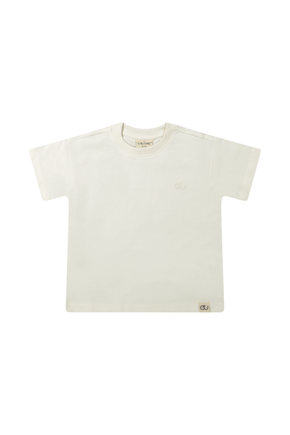 Samuel | Basic t-shirt | Cloud White - Mr. Loutre - Shirts & Blouses