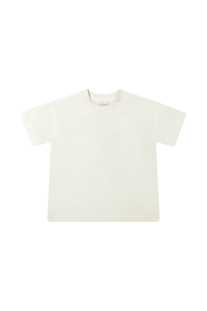 Samuel | Basic t-shirt | Cloud white - Mr. Loutre - Shirts & Polo's