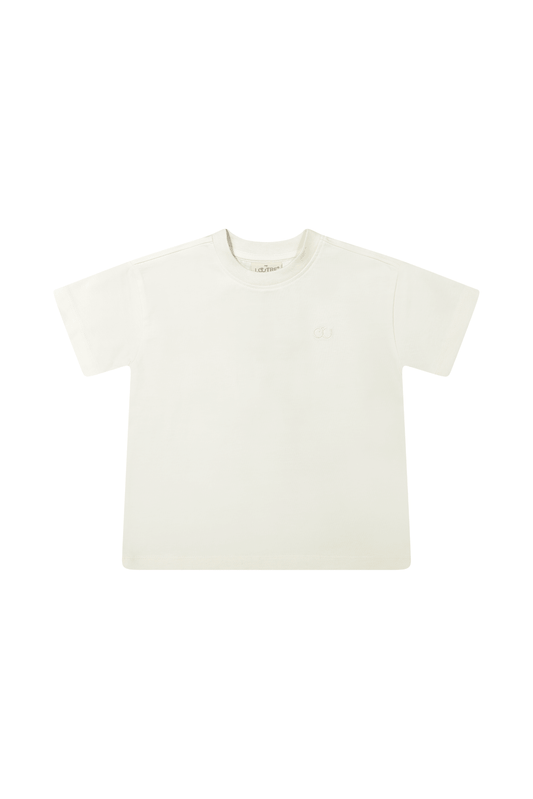 Samuel | Basic t-shirt | Cloud white - Mr. Loutre - Shirts & Polo's