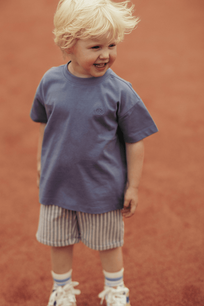 Samuel | Basic t-shirt | Sky - Mr. Loutre - Shirts & Polo's