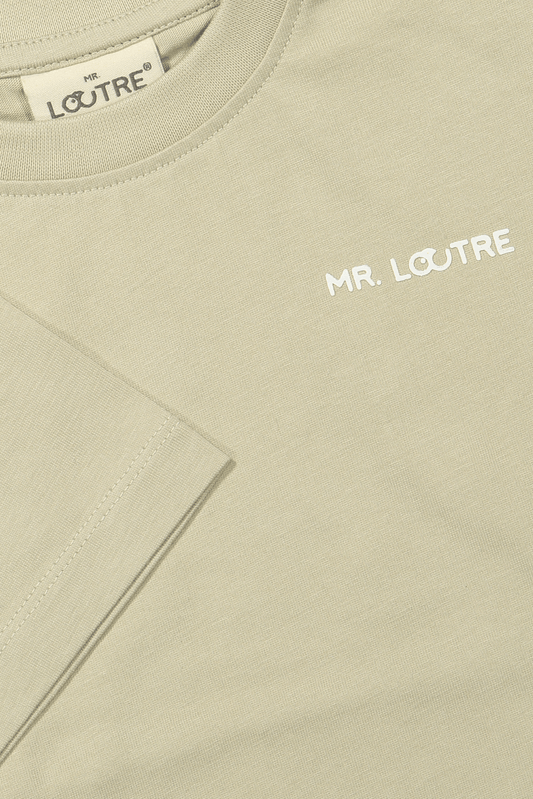 Samuel | T-shirt met backprint | Sand - Mr. Loutre - Shirts & Polo's