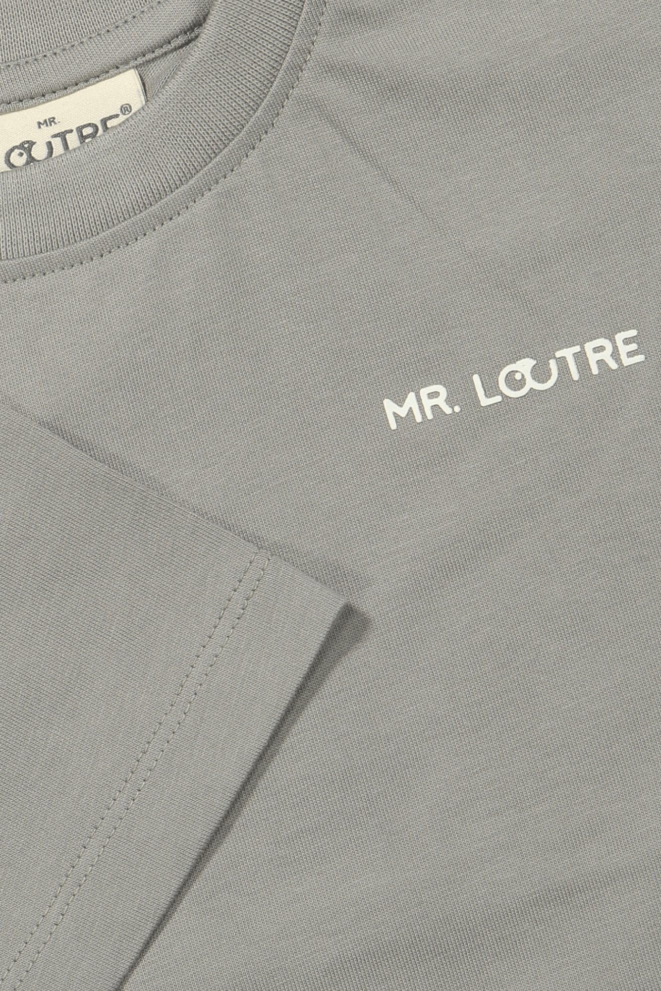 Samuel | T-shirt met backprint | Stone - Mr. Loutre - Shirts & Polo's