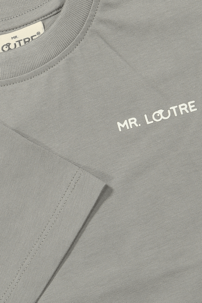 Samuel | T-shirt met backprint | Stone - Mr. Loutre - Shirts & Polo's