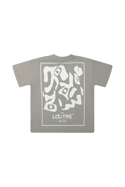 Samuel | T-shirt met backprint | Stone - Mr. Loutre - Shirts & Polo's
