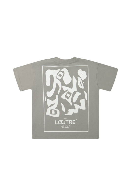 Samuel | T-shirt met backprint | Stone - Mr. Loutre - Shirts & Polo's