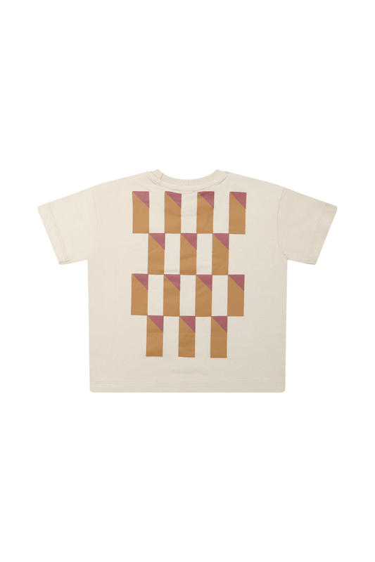 Samuel | T-shirt met print | Flour Beige - Mr. Loutre - Shirts & Blouses