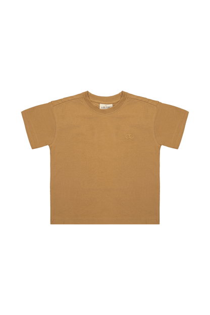 Samuel | T-shirt met print | Mud Brown - Mr. Loutre - Shirts & Blouses
