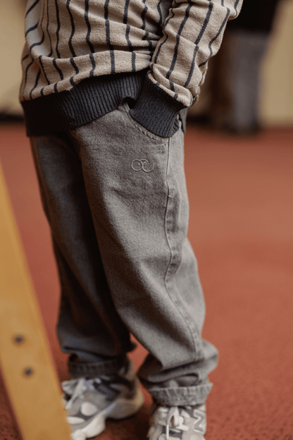 Thom | Barrel fit jeans | Grey - Mr. Loutre - Lange broeken