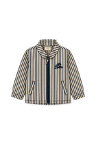 Vidar | Gestreept vest met rits | Blue Nights