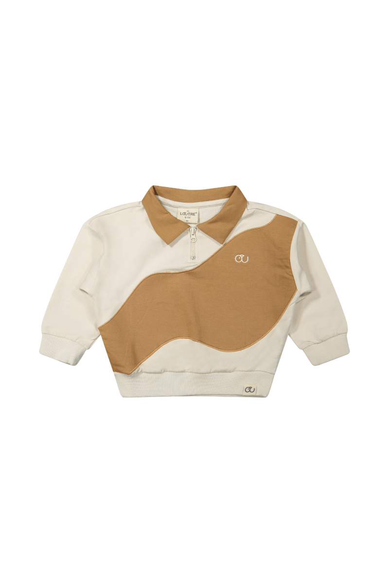 Viggo | Trui met rits | Mud Brown - Mr. Loutre - Truien & Vesten