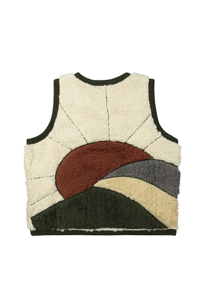 Viktor | Teddy gilet | Chalk - Mr. Loutre - Jassen & Gilets
