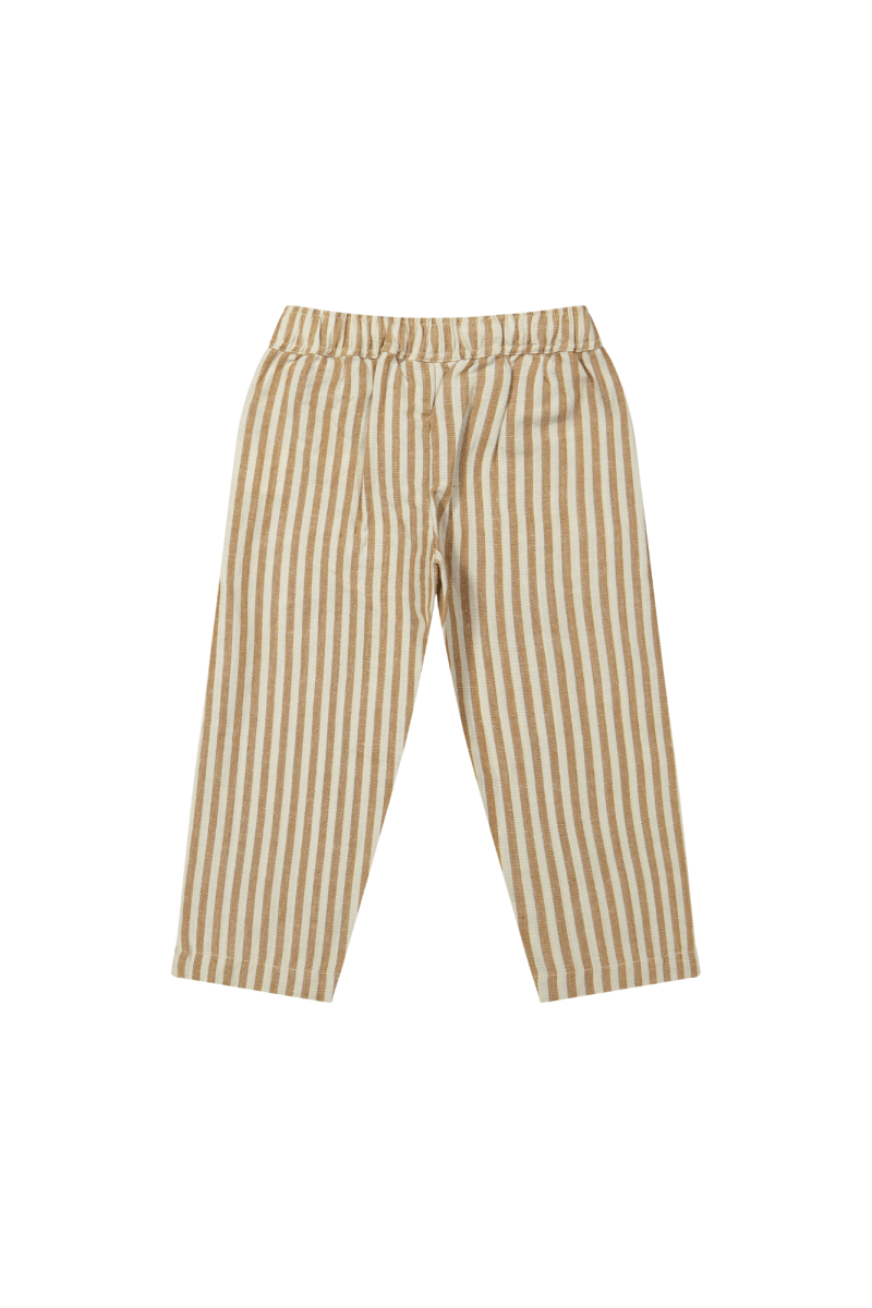 William | Trouser | Mud Brown stripe - Mr. Loutre - Lange broeken