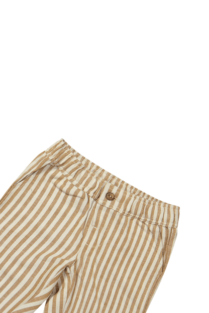 William | Trouser | Mud Brown stripe - Mr. Loutre - Lange broeken